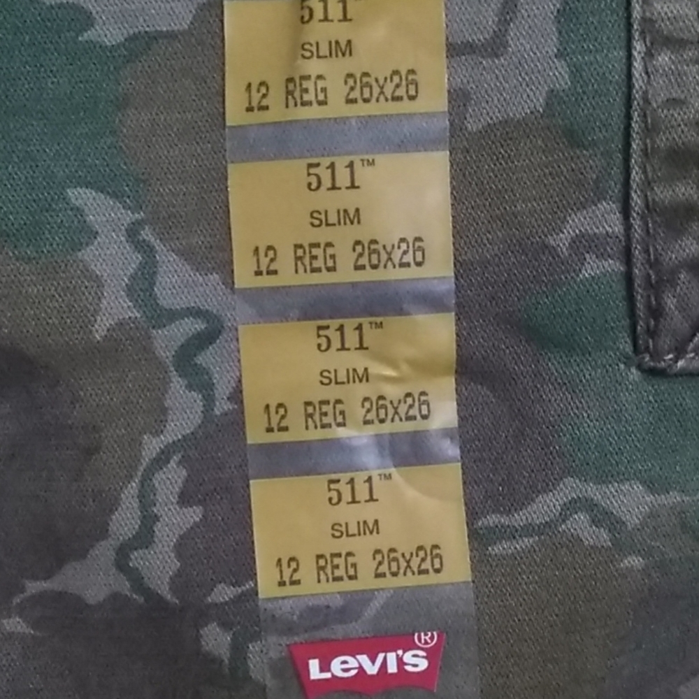 Levi's 511 Slim Cargo Pant Size 12 26x26 NWT - Picture 5 of 5